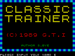 Classic Trainer (1989)(GTI Software)